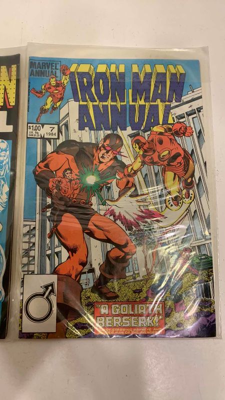 Photo 1 of MARVEL COMICS IRON MAN ANNUAL # 6,7
