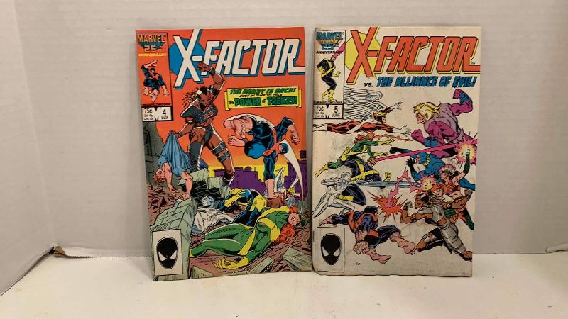 Photo 1 of MARVEL COMICS X-FACTOR # 2,3,4,5