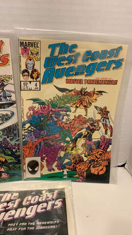 Photo 1 of MARVEL COMICS WEST COAST AVENGERS 1985 # 2,3,4,5