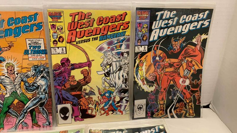 Photo 1 of MARVEL COMICS WEST COAST AVENGERS 1985 # 7,8,9,10,11