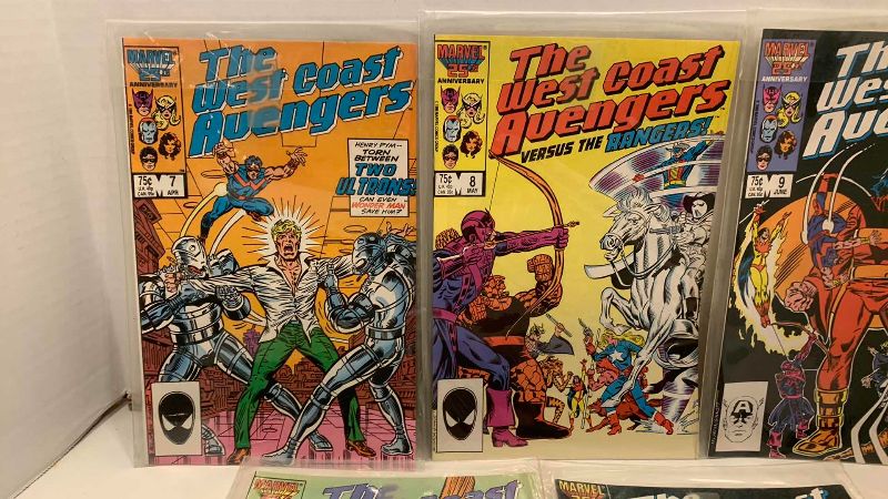 Photo 1 of MARVEL COMICS WEST COAST AVENGERS 1985 # 7,8,9,10,11