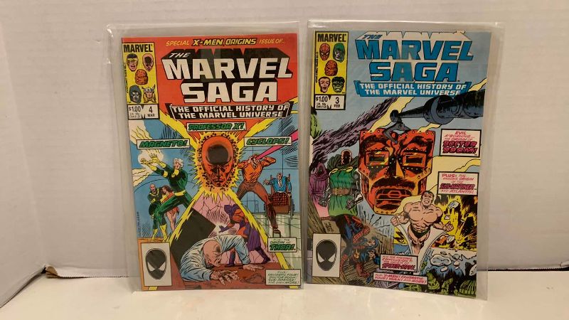 Photo 1 of MARVEL COMICS MARVEL SAGA # 1,2,3,4