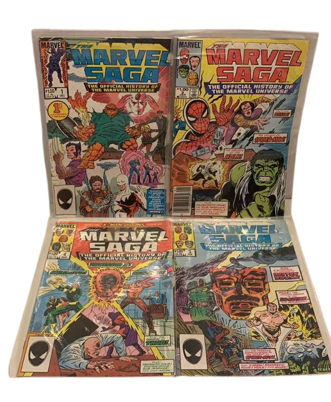 Photo 1 of MARVEL COMICS MARVEL SAGA # 1,2,3,4