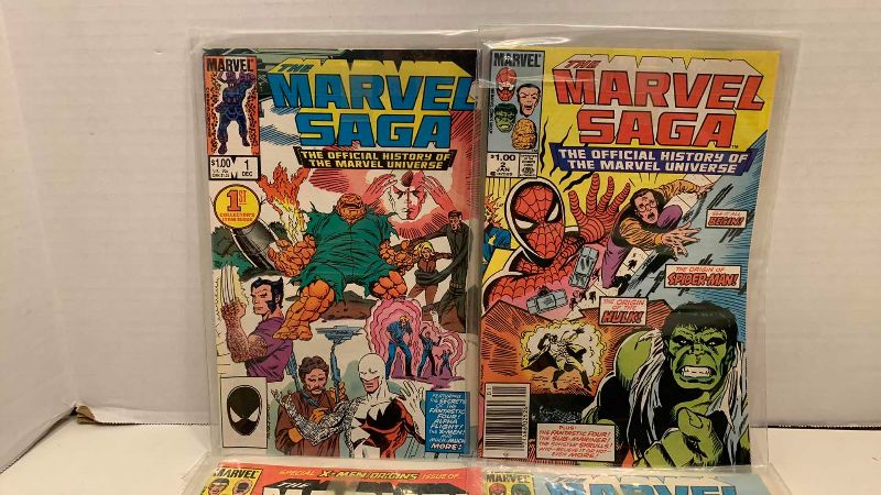 Photo 1 of MARVEL COMICS MARVEL SAGA # 1,2,3,4