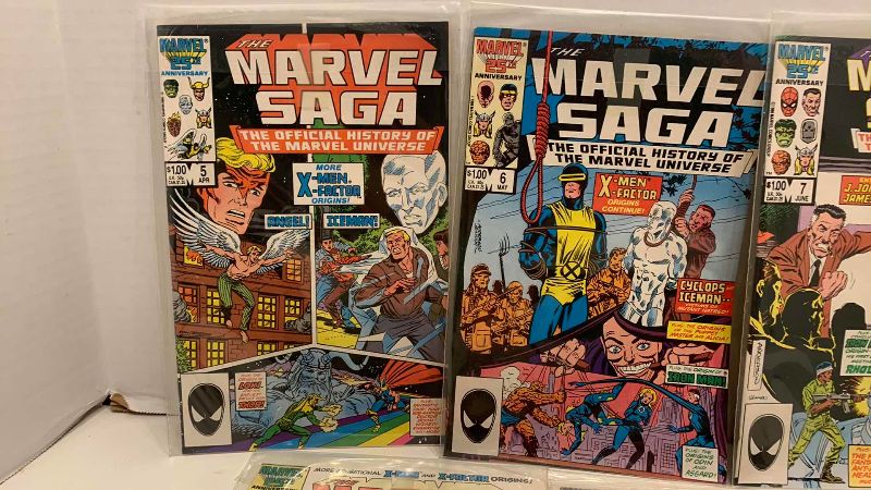 Photo 1 of MARVEL COMICS MARVEL SAGA # 5,6,7,8,9