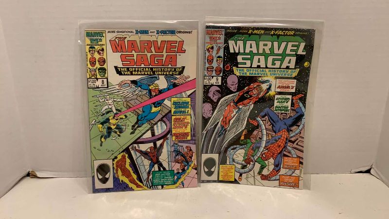 Photo 1 of MARVEL COMICS MARVEL SAGA # 5,6,7,8,9