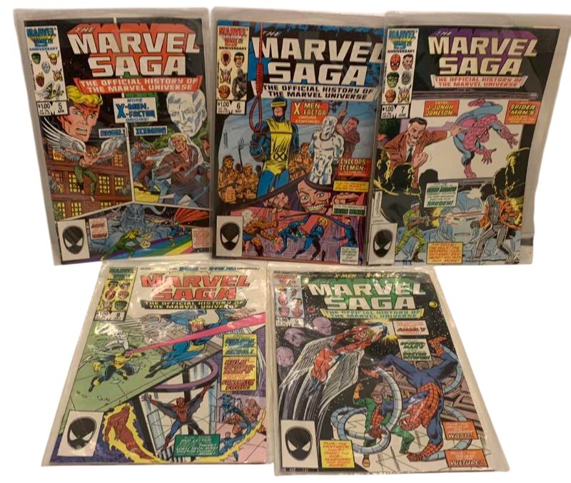 Photo 1 of MARVEL COMICS MARVEL SAGA # 5,6,7,8,9