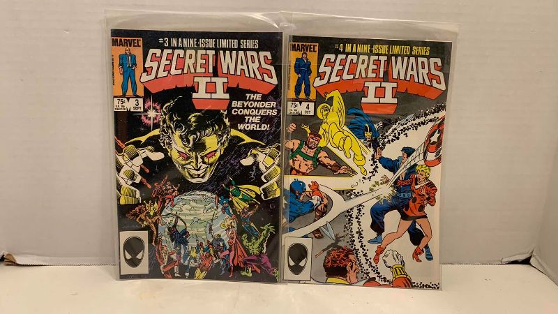Photo 1 of MARVEL COMICS SECRET WARS II # 1,2,3,4