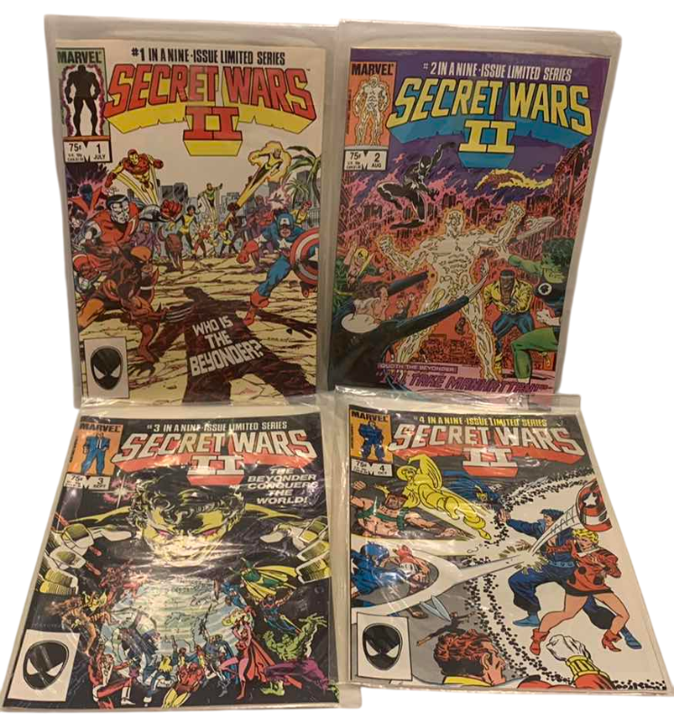 Photo 1 of MARVEL COMICS SECRET WARS II # 1,2,3,4