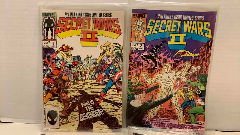 Photo 1 of MARVEL COMICS SECRET WARS II # 1,2,3,4