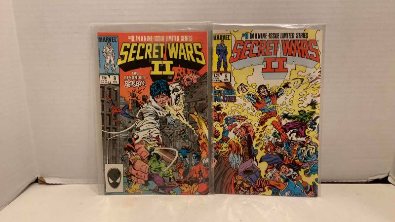 Photo 1 of MARVEL COMICS SECRET WARS II # 5,6,7,8,9