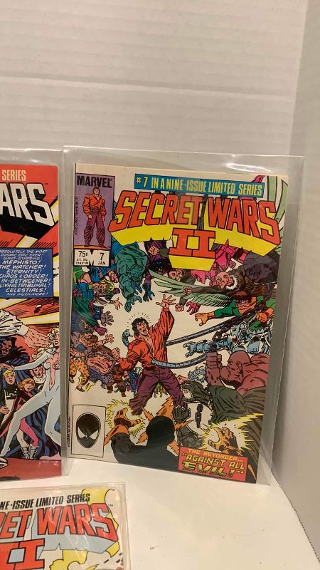 Photo 1 of MARVEL COMICS SECRET WARS II # 5,6,7,8,9