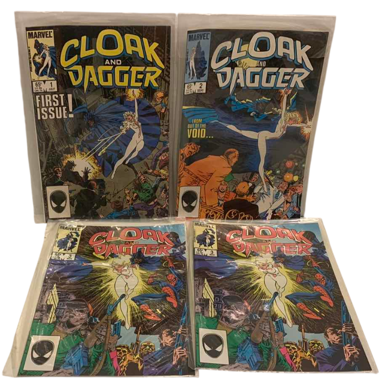 Photo 1 of MARVEL COMICS CLOAK AND DAGGER # 1,2,3,3