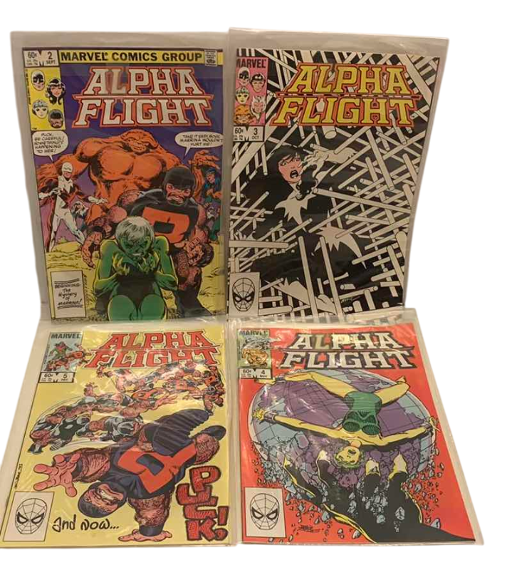 Photo 1 of MARVEL COMICS ALPHA FLIGHT # 2,3,4,5