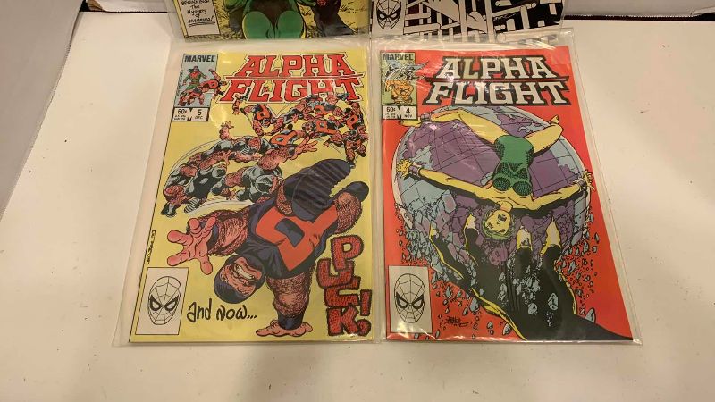 Photo 1 of MARVEL COMICS ALPHA FLIGHT # 2,3,4,5