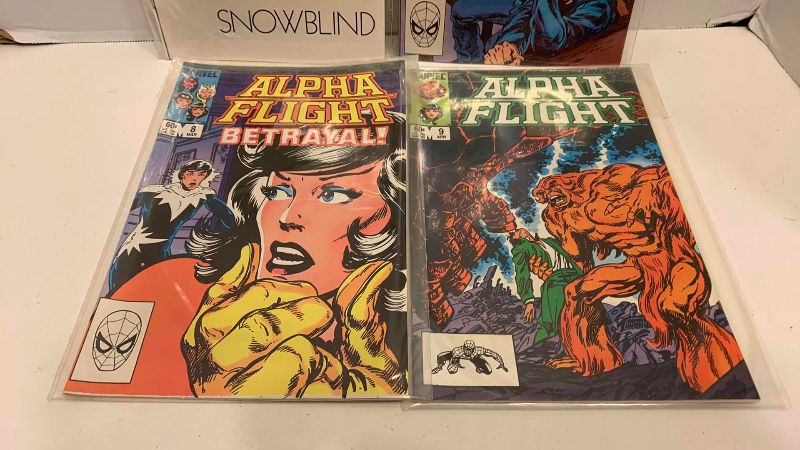 Photo 1 of MARVEL COMICS ALPHA FLIGHT # 6,7,8,9