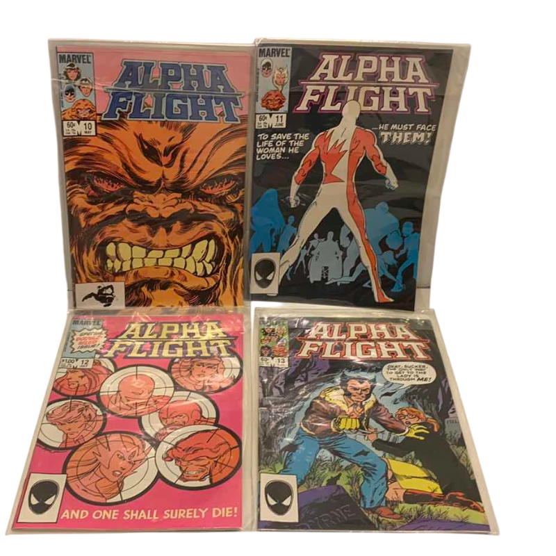 Photo 1 of MARVEL COMICS ALPHA FLIGHT # 10,11,12,13