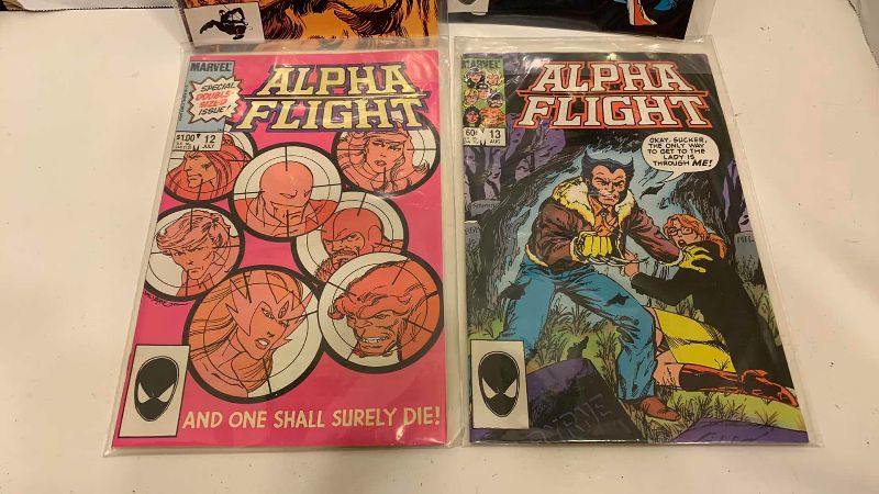 Photo 1 of MARVEL COMICS ALPHA FLIGHT # 10,11,12,13