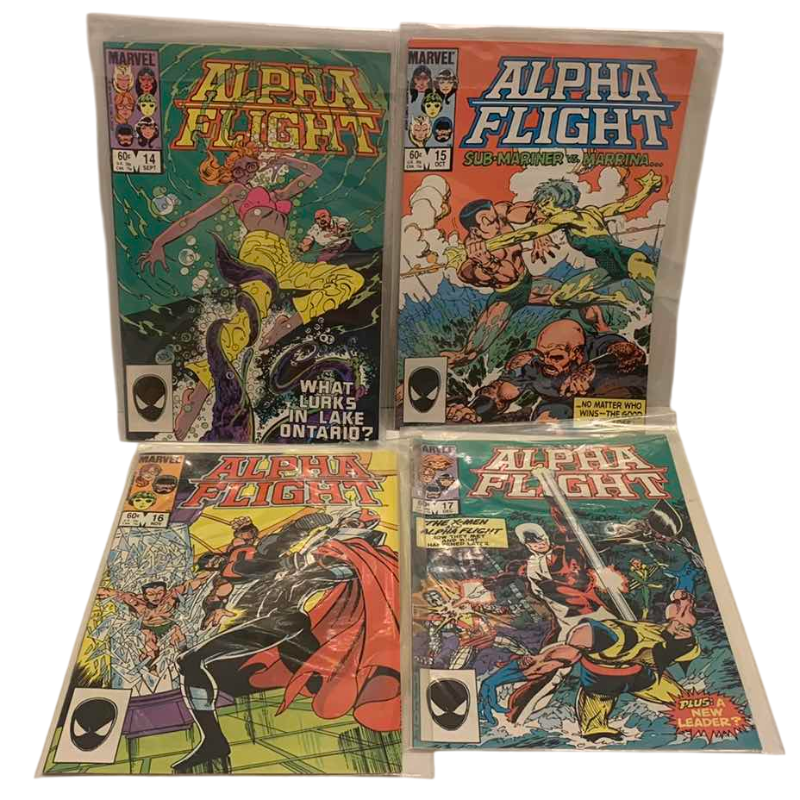 Photo 1 of MARVEL COMICS ALPHA FLIGHT # 14,15,16,17