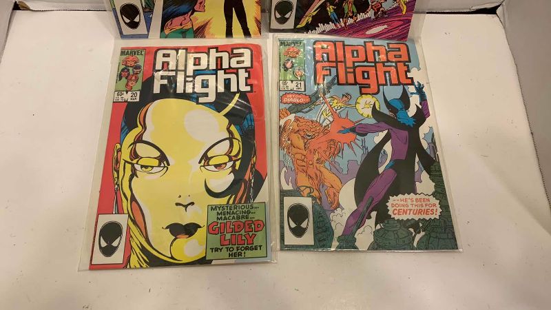 Photo 1 of MARVEL COMICS ALPHA FLIGHT # 18,19,20,21