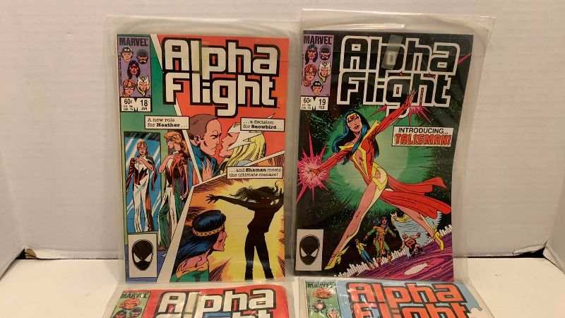 Photo 1 of MARVEL COMICS ALPHA FLIGHT # 18,19,20,21