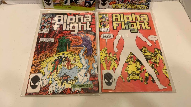 Photo 1 of MARVEL COMICS ALPHA FLIGHT # 22,23,24,25