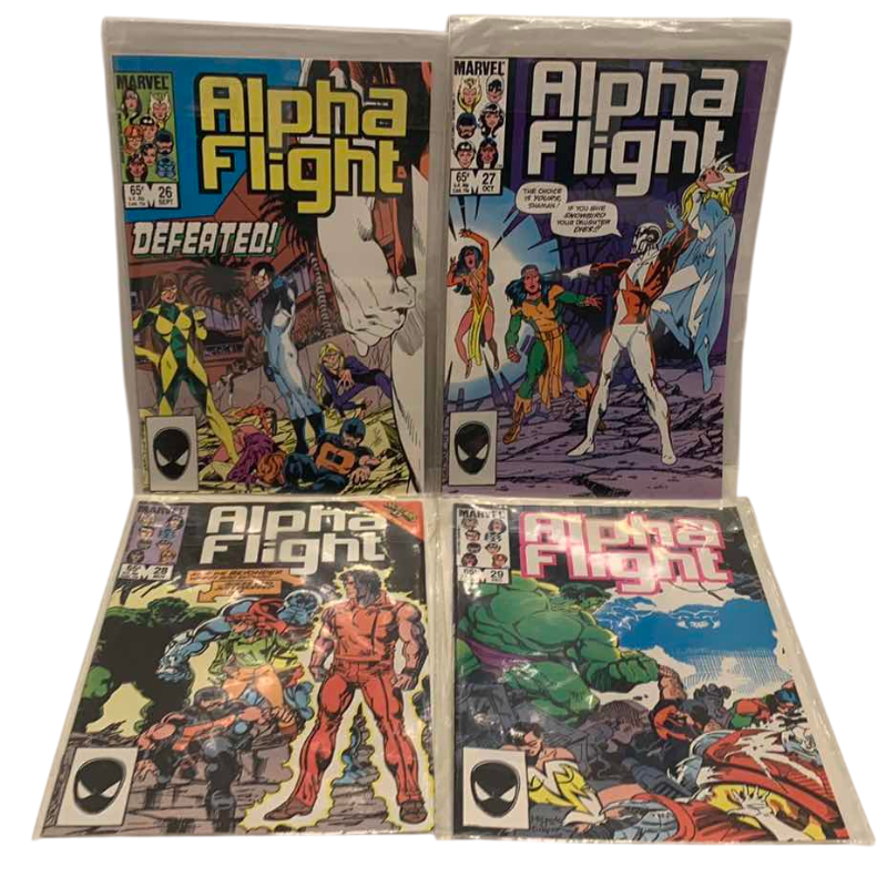 Photo 1 of MARVEL COMICS ALPHA FLIGHT # 26,27,28,29