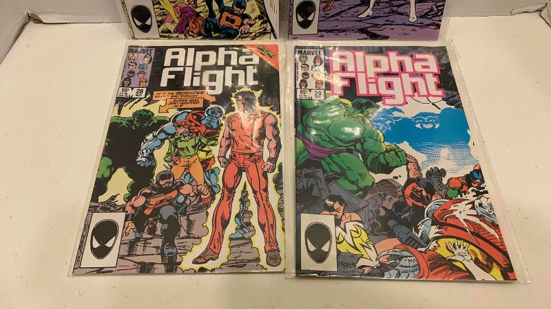 Photo 1 of MARVEL COMICS ALPHA FLIGHT # 26,27,28,29