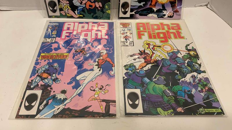 Photo 1 of MARVEL COMICS ALPHA FLIGHT # 30,31,32,34