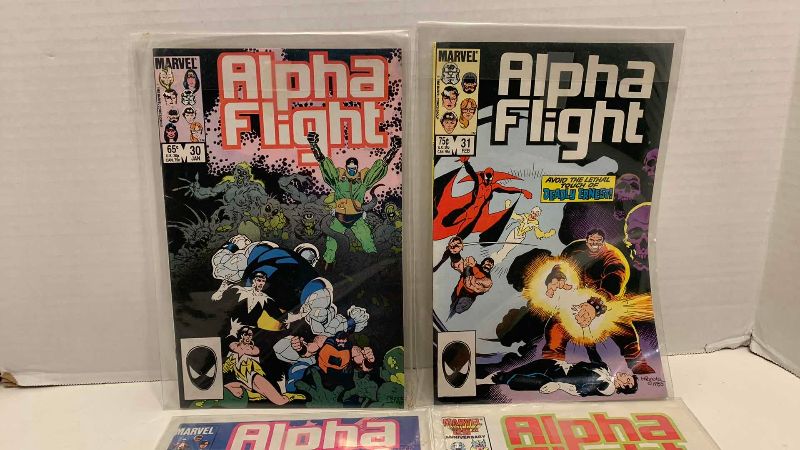 Photo 1 of MARVEL COMICS ALPHA FLIGHT # 30,31,32,34