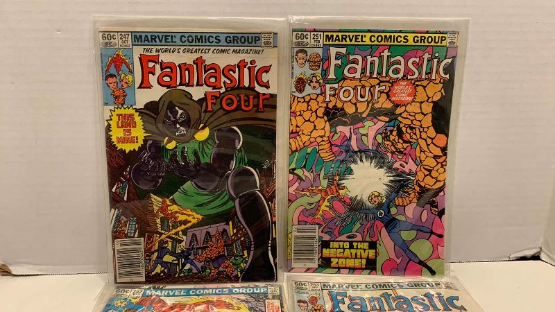 Photo 1 of MARVEL COMICS FANTASTIC FOUR # 247,251,252,253