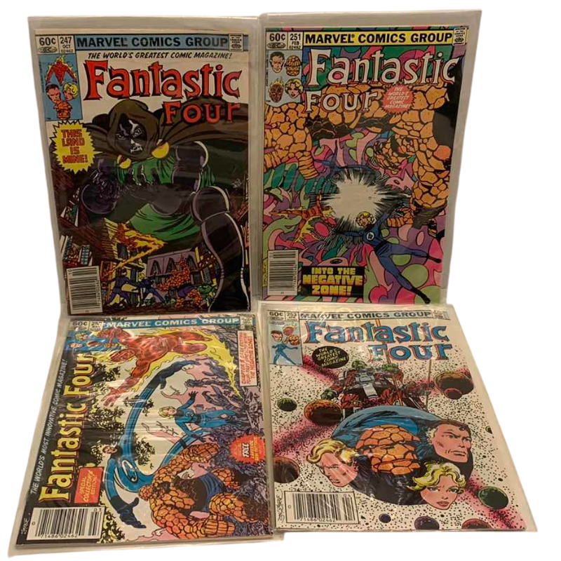 Photo 1 of MARVEL COMICS FANTASTIC FOUR # 247,251,252,253