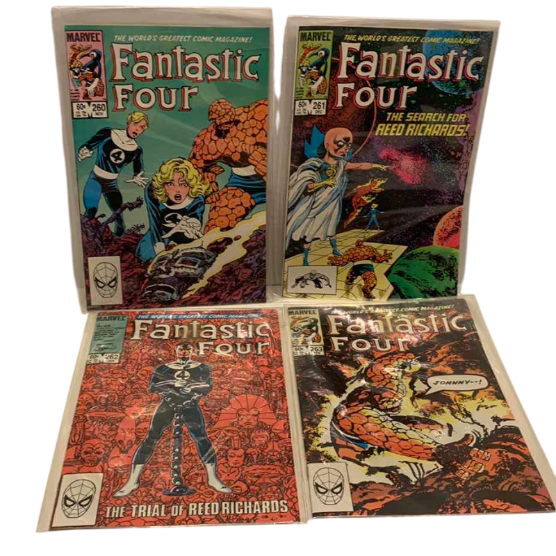 Photo 1 of MARVEL COMICS FANTASTIC FOUR # 260,261,262,263