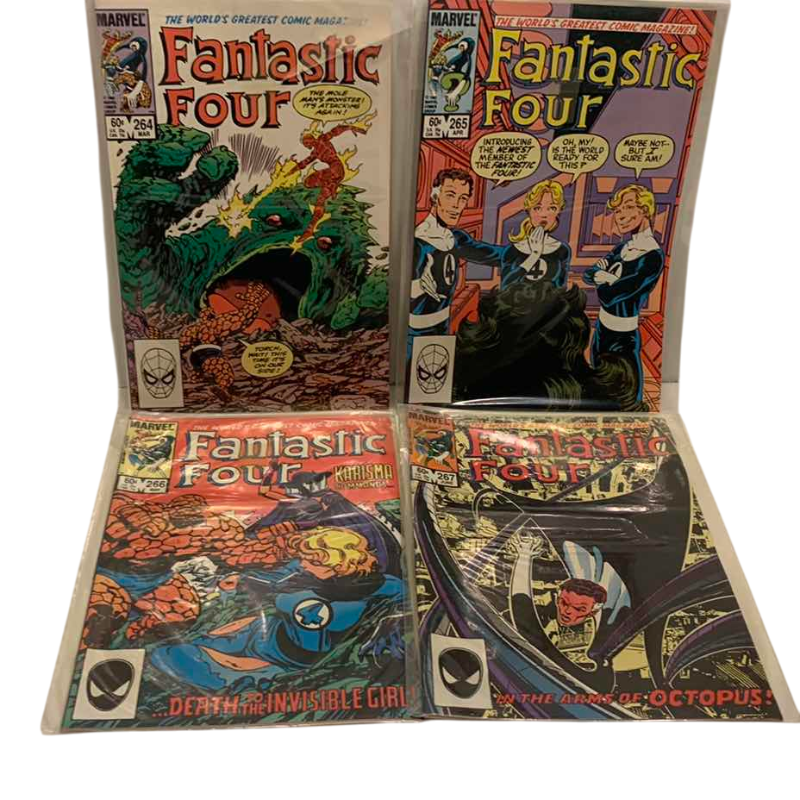 Photo 1 of MARVEL COMICS FANTASTIC FOUR # 264,265,266,267