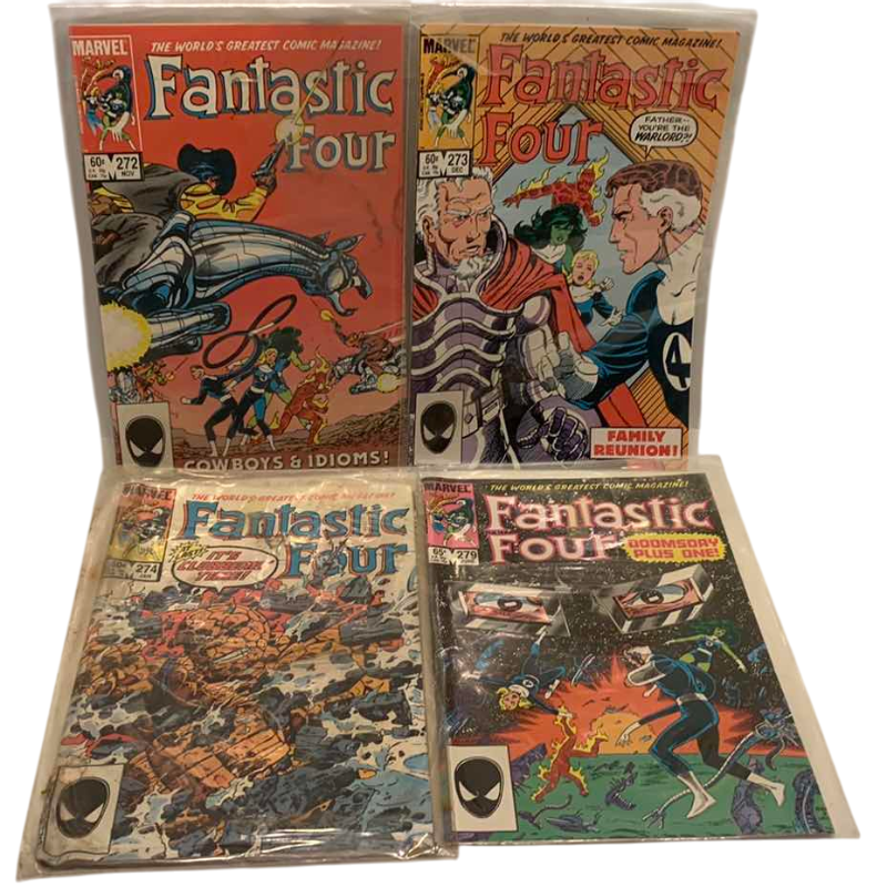 Photo 1 of MARVEL COMICS FANTASTIC FOUR # 272,273,274,279
