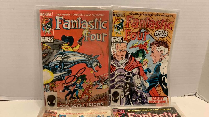 Photo 1 of MARVEL COMICS FANTASTIC FOUR # 272,273,274,279