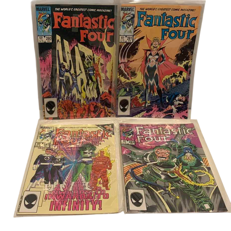 Photo 1 of MARVEL COMICS FANTASTIC FOUR # 280,281,272,283