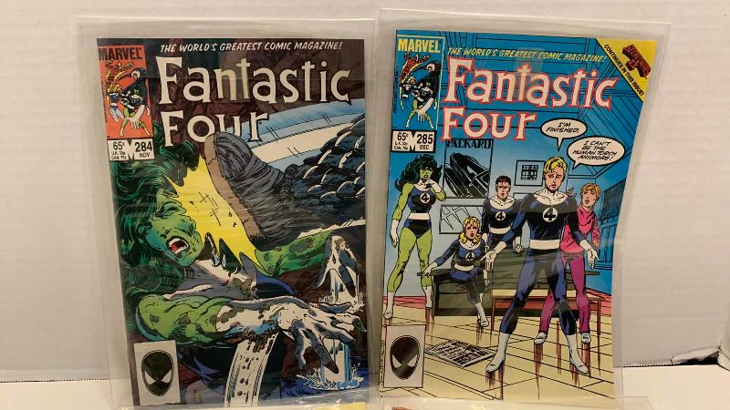 Photo 1 of MARVEL COMICS FANTASTIC FOUR # 284,285,286,287