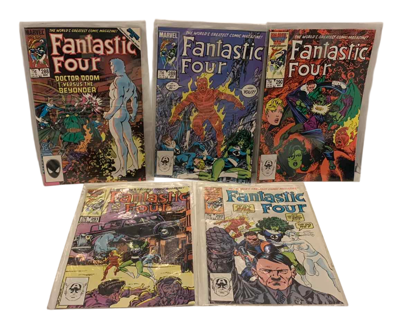 Photo 1 of MARVEL COMICS FANTASTIC FOUR # 288,289,290,291,292