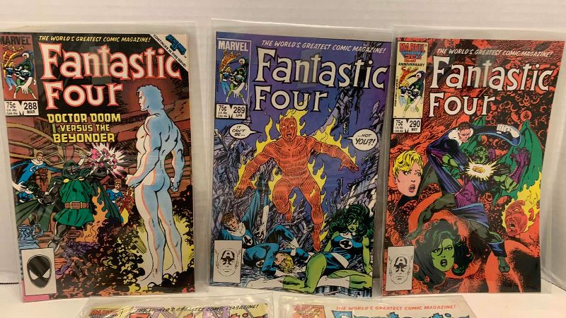 Photo 1 of MARVEL COMICS FANTASTIC FOUR # 288,289,290,291,292