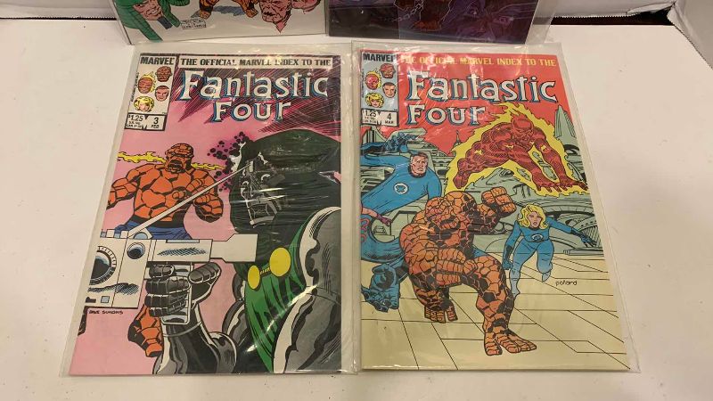 Photo 1 of MARVEL COMICS OFFICIAL MARVEL INDEX TO THE FANTASTIC FOUR # 1,2,3,4