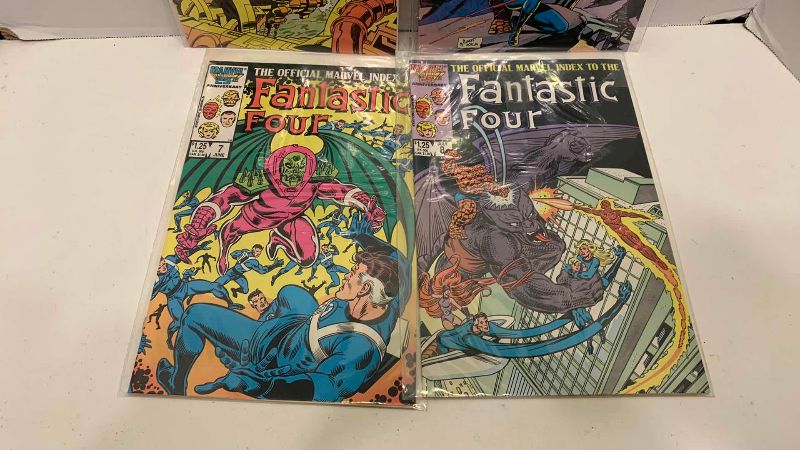 Photo 1 of MARVEL COMICS OFFICIAL MARVEL INDEX TO THE FANTASTIC FOUR # 5,6,7,8