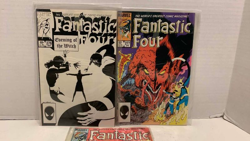 Photo 1 of MARVEL COMICS FANTASTIC FOUR # 276,277,278