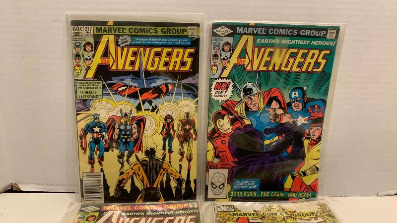 Photo 1 of MARVEL COMICS THE AVENGERS # 217,218,219,225