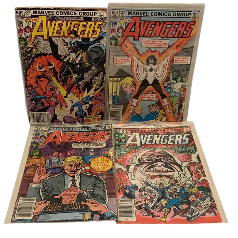 Photo 1 of MARVEL COMICS THE AVENGERS # 226,227,228,229