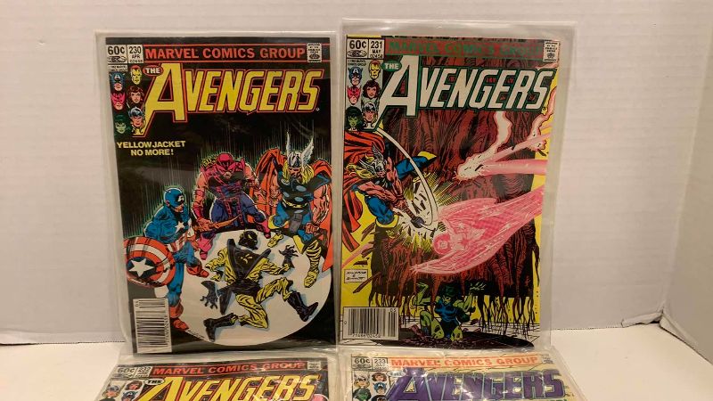 Photo 1 of MARVEL COMICS THE AVENGERS # 240,231,232,233