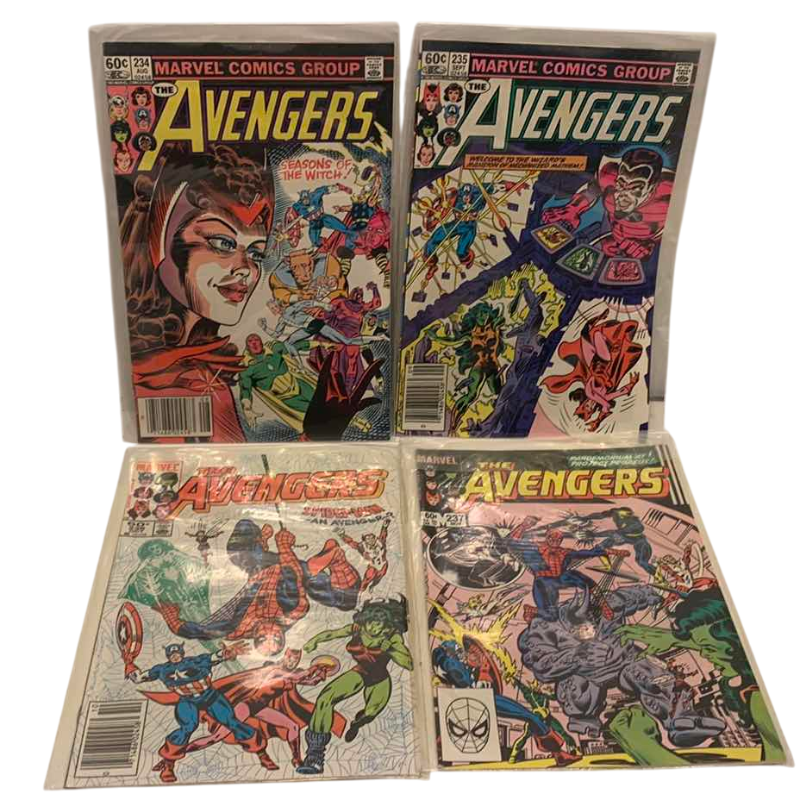 Photo 1 of MARVEL COMICS THE AVENGERS # 234,235,236,237