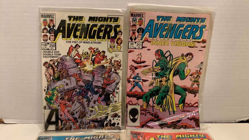 Photo 1 of MARVEL COMICS THE AVENGERS # 250,251,252,253