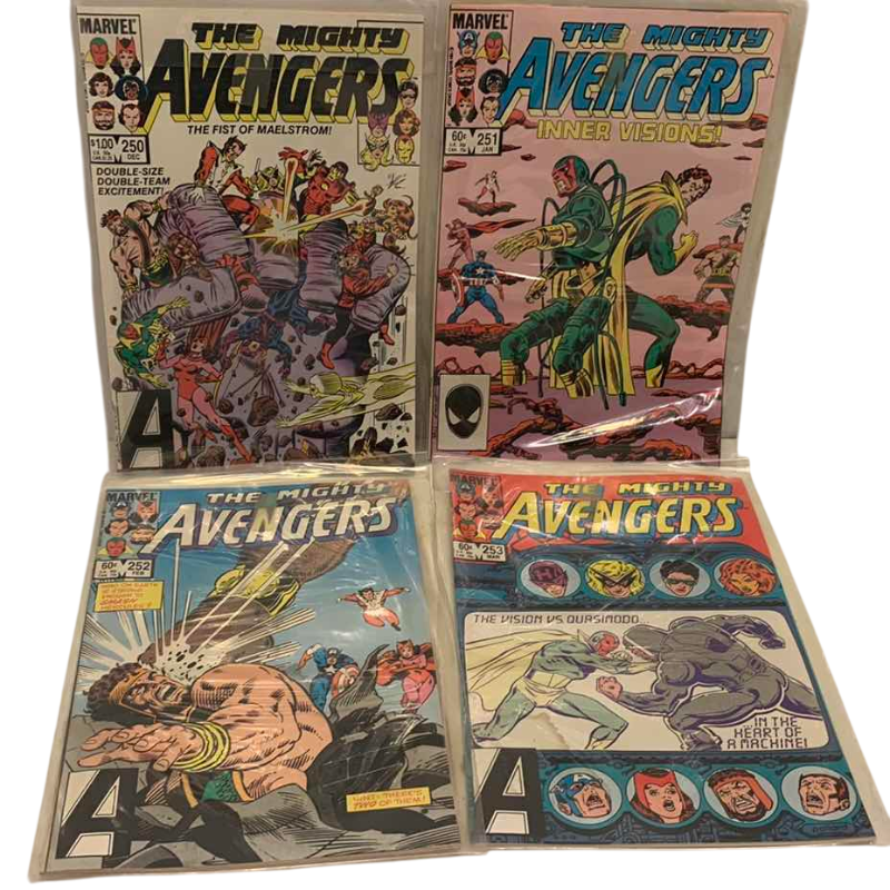 Photo 1 of MARVEL COMICS THE AVENGERS # 250,251,252,253