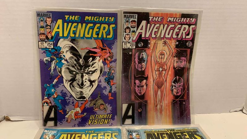 Photo 1 of MARVEL COMICS THE MIGHTY AVENGERS # 254,255,256,258
